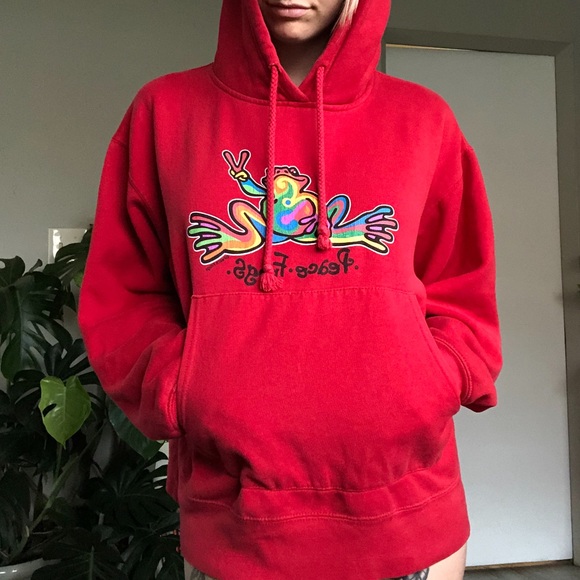 Peace Frogs Hoodie - Picture 2 of 6